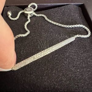 Monica Vinader Fiji Diamond Mini Bar Bracelet
